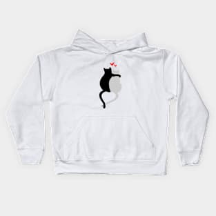 Cat Couple Kids Hoodie